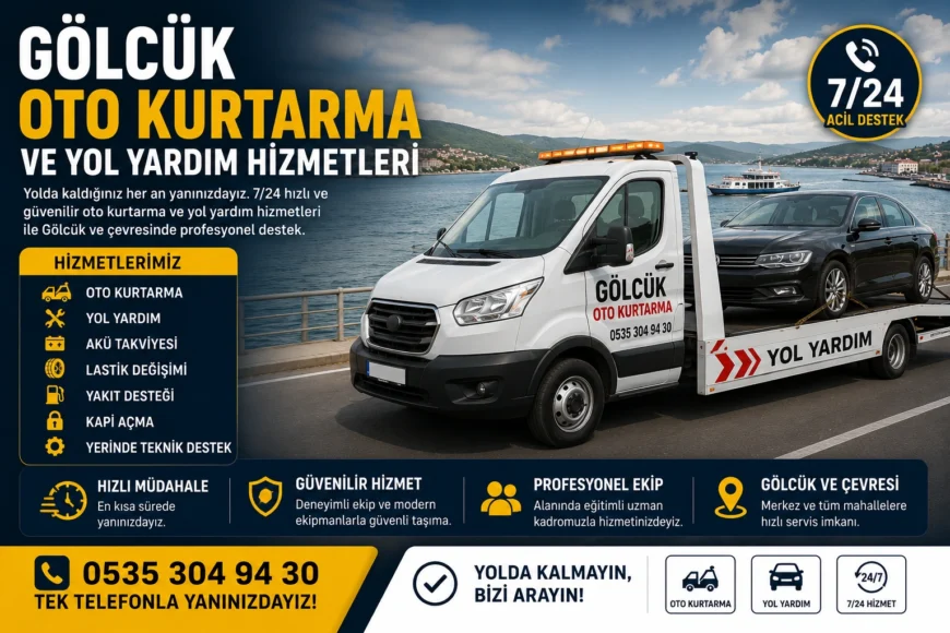 Gölcük Oto Kurtarma ve Yol Yardım Hizmetleri